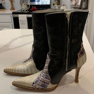 Los Altos Womens Caiman Cowboy Boots NWOT Size 7.5